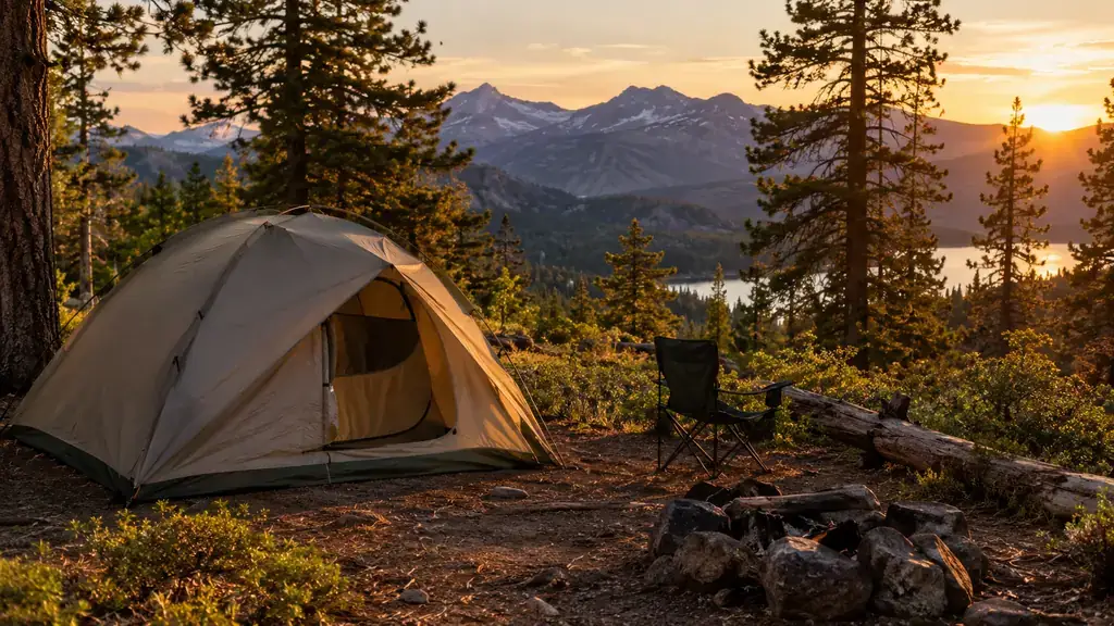 How to Pitch a Tent Fast at a Tahoe National Forest Campsite